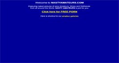 Desktop Screenshot of nastyamateurs.com